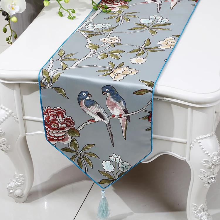 High End Europe style Table Runner Rectangle Embossed Jacquard Coffee Table Cloth Fashion Simple Dining Table Mats Placemat
High End Europe style Table Runner Rectangle Embossed Jacquard Coffee Table Cloth Fashion Simple Dining Table Mats Placemat