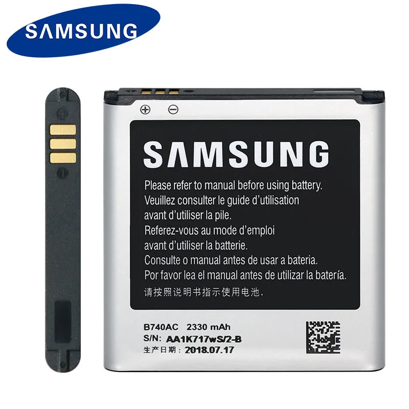 Samsung 100% Original Battery Replacement for Samsung Galaxy S4 Zoom C101 C1010 C105 C105K C105A 2330mAh B740AE
Samsung 100% Original Battery Replacement for Samsung Galaxy S4 Zoom C101 C1010 C105 C105K C105A 2330mAh B740AE