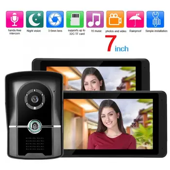 Video Intercom 7 Inch HD Video Door Phone Doorbell Intercom Kit Home Gate Entry System 620FG12 videocitofono New
Video Intercom 7 Inch HD Video Door Phone Doorbell Intercom Kit Home Gate Entry System 620FG12 videocitofono New
