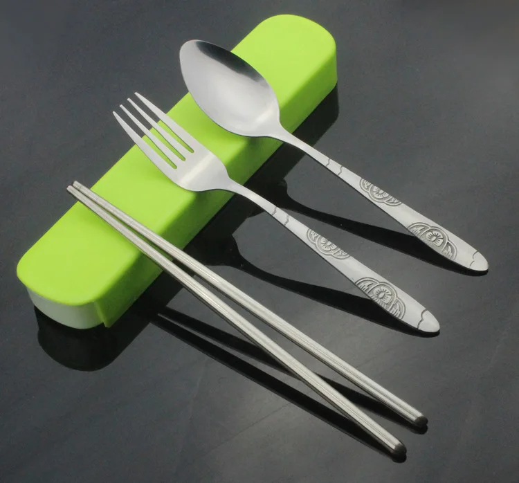 1SET Portable S/Steel Cutlery Chopstick Spoon Fork Dinnerware Set Perfect For School Bento Lunch Box Flatware Set KV 081
1SET Portable S/Steel Cutlery Chopstick Spoon Fork Dinnerware Set Perfect For School Bento Lunch Box Flatware Set KV 081