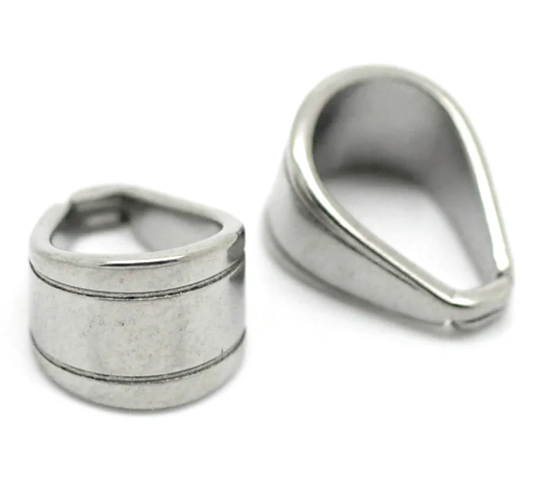 Stainless Steel Pendant Bails Clips & Pendant Clasps Silver Tone 11mm( 3/8") x 9mm( 3/8"), 2 PCs
Stainless Steel Pendant Bails Clips & Pendant Clasps Silver Tone 11mm( 3/8") x 9mm( 3/8"), 2 PCs