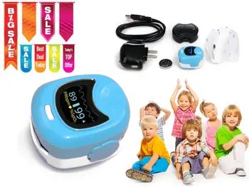 CONTEC OLED Child FingerTip Pulse Oximeter Pediatric SPO2 PR Heart rate monitor CMS50QB 3 Colors
CONTEC OLED Child FingerTip Pulse Oximeter Pediatric SPO2 PR Heart rate monitor CMS50QB 3 Colors
