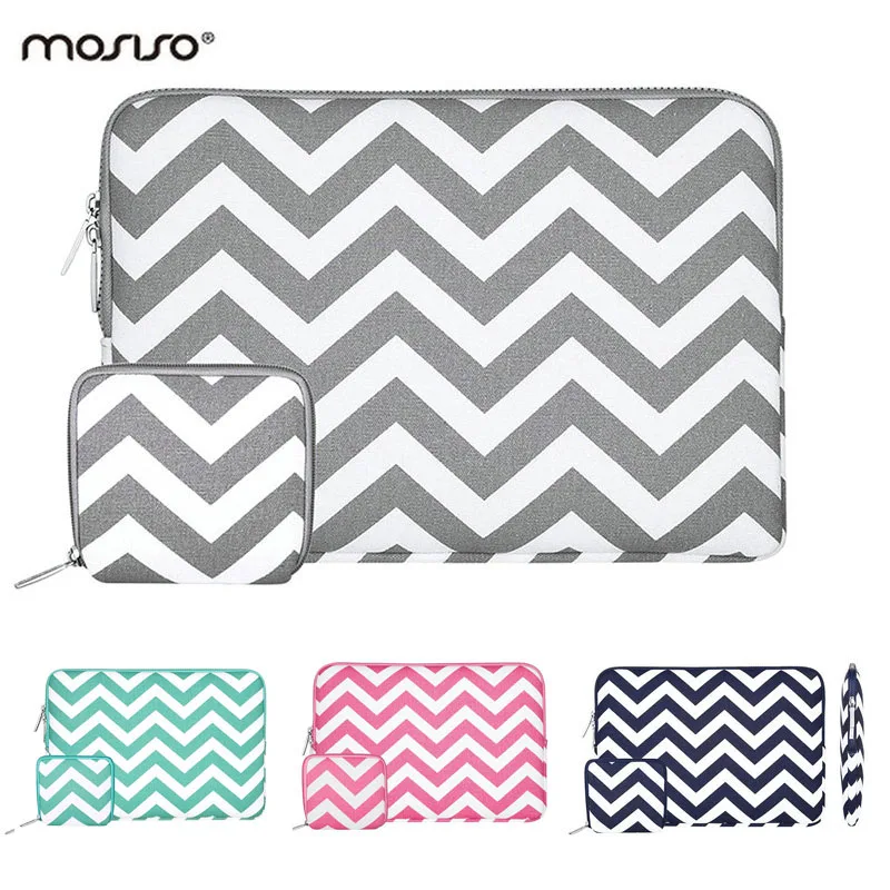 MOSISO Chevron Canvas 11 13 14 15 inch Soft Laptop Sleeve Bag Notebook Case Cover for Macbook Air Pro 11 13 15 inch Asus/HP Dell
MOSISO Chevron Canvas 11 13 14 15 inch Soft Laptop Sleeve Bag Notebook Case Cover for Macbook Air Pro 11 13 15 inch Asus/HP Dell