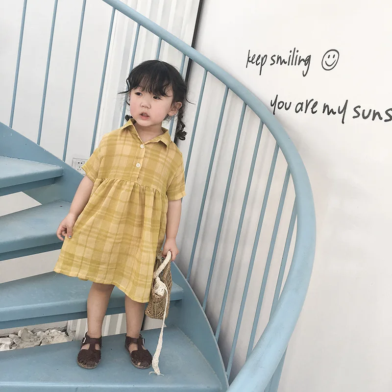 2019 Summer Plaid Dress for Girls Baby Petticoat Princess Dresses Toddler Kids Short Sleeve Linen and Cotton Thin Dress Clothes
2019 Summer Plaid Dress for Girls Baby Petticoat Princess Dresses Toddler Kids Short Sleeve Linen and Cotton Thin Dress Clothes