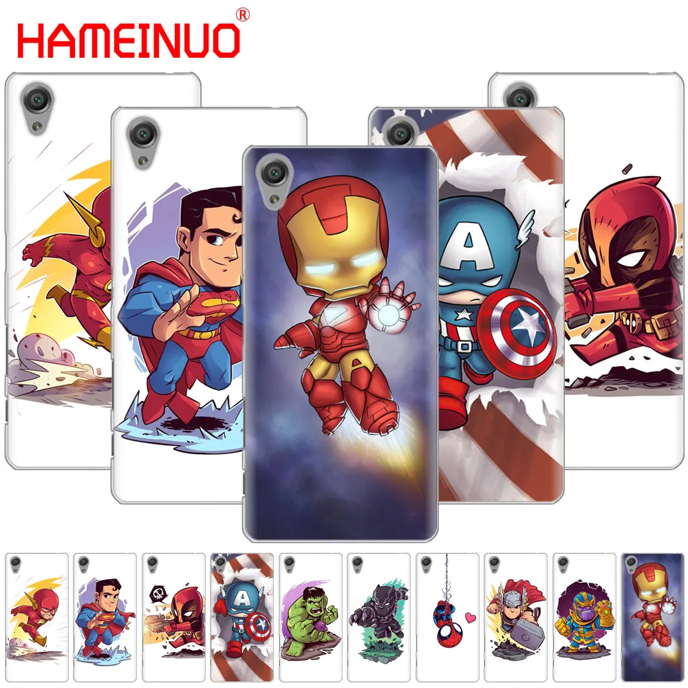 

HAMEINUO The Avengers cartoon hero Cover phone Case for sony xperia C6 XA1 XA2 XA ULTRA X XP L1 L2 X XZ1 compact XR/XZ PREMIUM