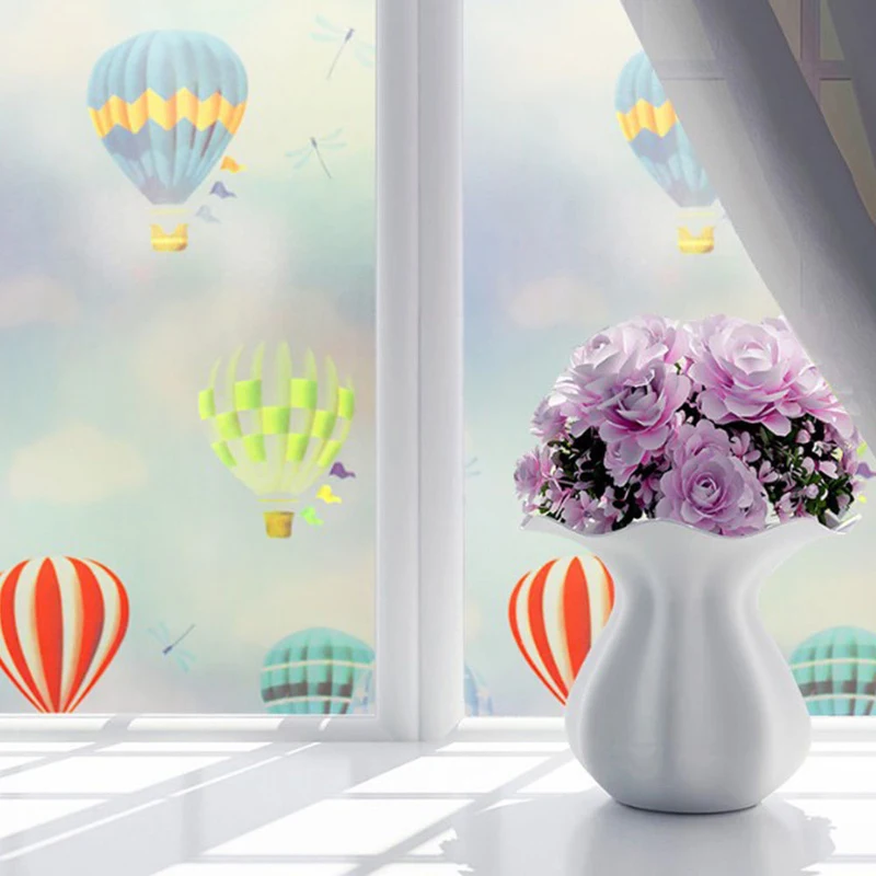 Waterproof PVC Frosted Glass Window Privacy Film Sticker Bedroom Bathroom Self Adhesive Film Home Decorative Film Mayitr