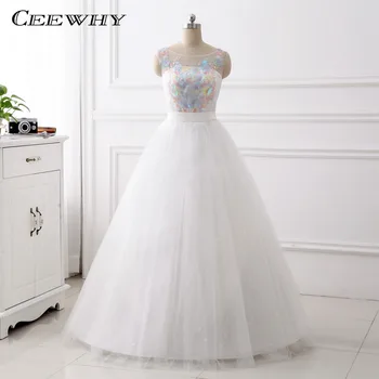 CEEWHY Real Pictures Sleeveless Vestido de Noiva Colorful Appliques Luxury Wedding Dress O-neck Back Lace Up Robe de Mariage
CEEWHY Real Pictures Sleeveless Vestido de Noiva Colorful Appliques Luxury Wedding Dress O-neck Back Lace Up Robe de Mariage