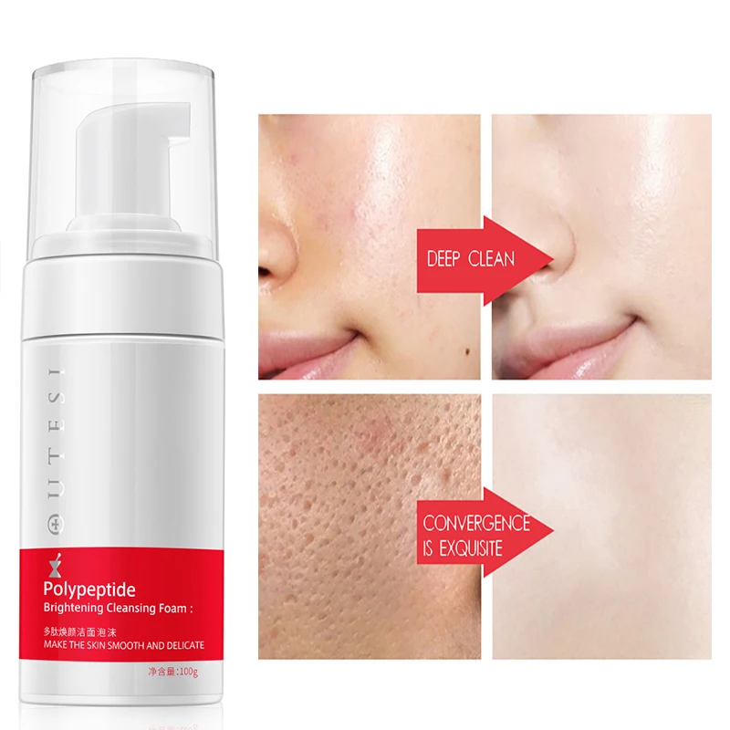 100g Polypeptide Facial Cleanser Bubble Acne Exfoliator Facial Cleansing Rich Foaming Moisturizing Oil Control Face Skin Care
100g Polypeptide Facial Cleanser Bubble Acne Exfoliator Facial Cleansing Rich Foaming Moisturizing Oil Control Face Skin Care