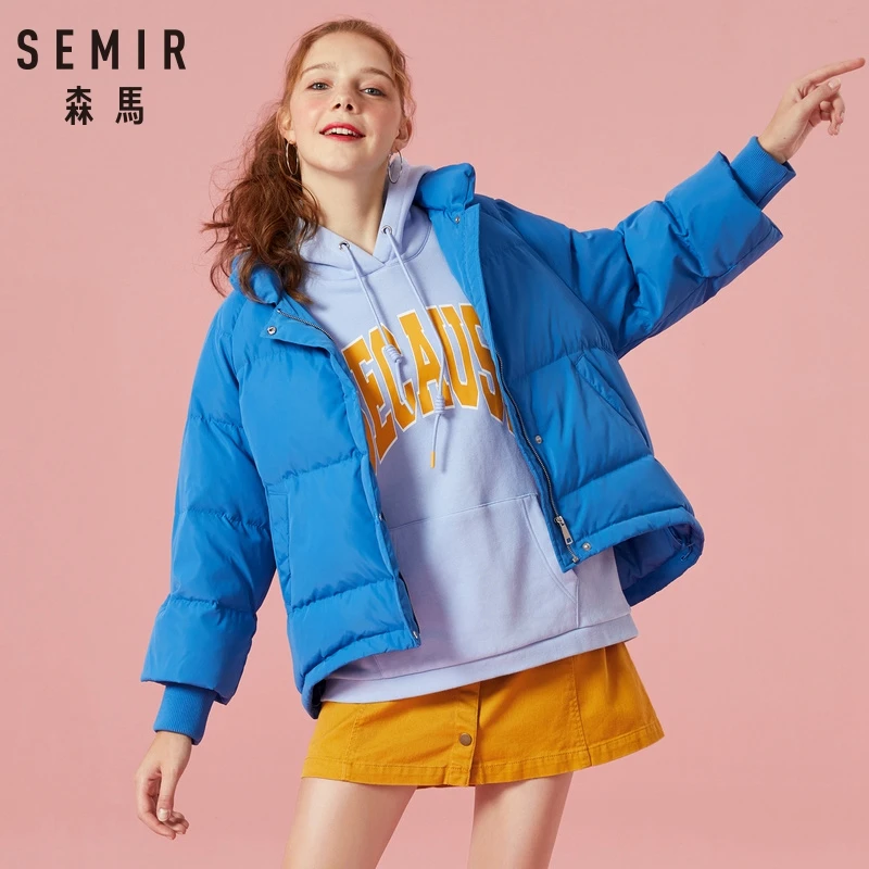 SEMIR 2019 Fashion Winter Jacket Women Down Jackets Coats Female Hooded Thicken Coat Warm Down Parka Women Short Wadded
SEMIR 2019 Fashion Winter Jacket Women Down Jackets Coats Female Hooded Thicken Coat Warm Down Parka Women Short Wadded