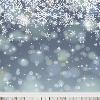 

White Christmas White Snowflakes Backdrops for Photo Studio Photography Backgrounds fundo da fotografia 150cm*200cm