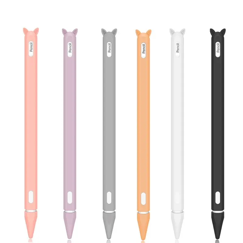 Cute Cat Ear Anti-scroll Silicone Protective Pouch Cap Holder Nib Cover Protective case Skin For Apple Pencil 2 for iPad Pencil
Cute Cat Ear Anti-scroll Silicone Protective Pouch Cap Holder Nib Cover Protective case Skin For Apple Pencil 2 for iPad Pencil