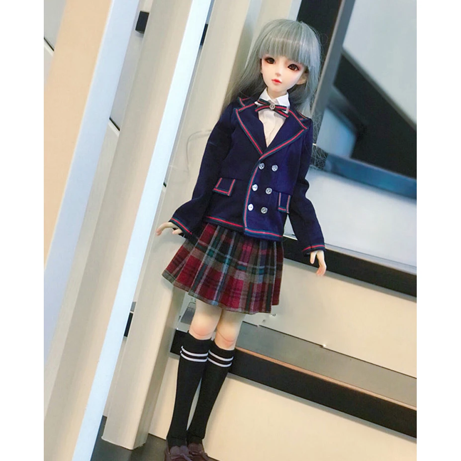 White Business Shirt Outfit For BJD 1//4 17/" MSD AOD AS Luts dollfie G/&D