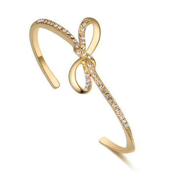 Ms betti 2018 Cute bow Cuff bangle for women Austrian Crystals best gifts for girls in Summer cheap price wholesale
Ms betti 2018 Cute bow Cuff bangle for women Austrian Crystals best gifts for girls in Summer cheap price wholesale