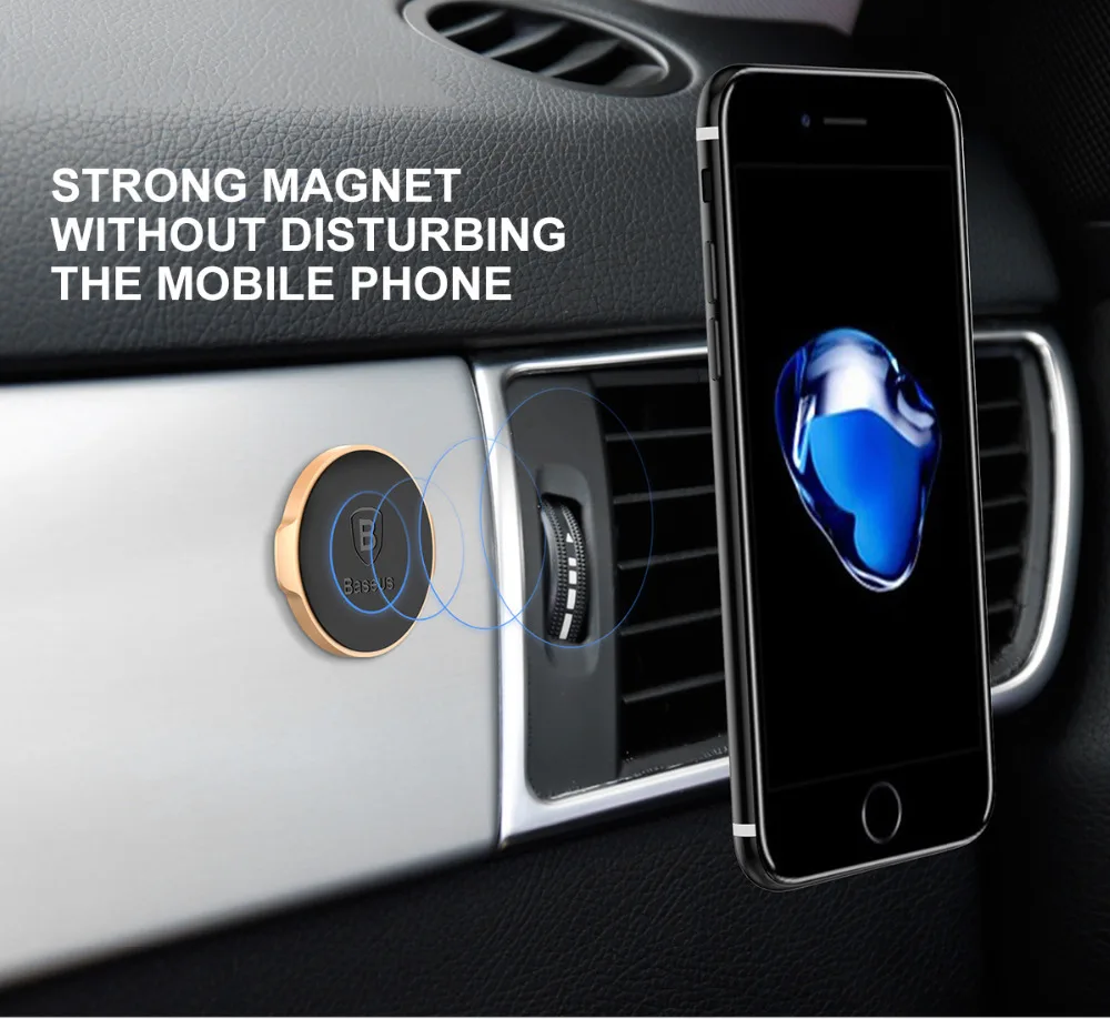 Baseus Magnetic Disk For Car Phone Holder Magnet Metal Plate