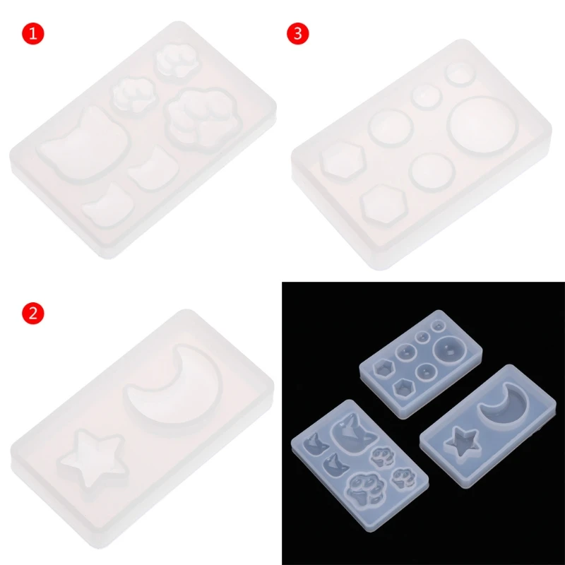 JAVRICK Silicone Mold DIY Crafts Claw Moon Geometry Mirror For Jewelry Making Decorative mold resin molds for jewelry
JAVRICK Silicone Mold DIY Crafts Claw Moon Geometry Mirror For Jewelry Making Decorative mold resin molds for jewelry