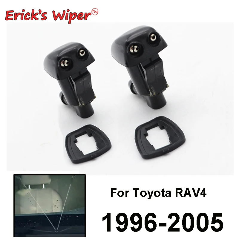 Erick's Wiper 2Pcs/lot Front Windshield Wiper Washer Jet Nozzle For Toyota RAV4 1996-2005 OE# 5507049AA
Erick's Wiper 2Pcs/lot Front Windshield Wiper Washer Jet Nozzle For Toyota RAV4 1996-2005 OE# 5507049AA