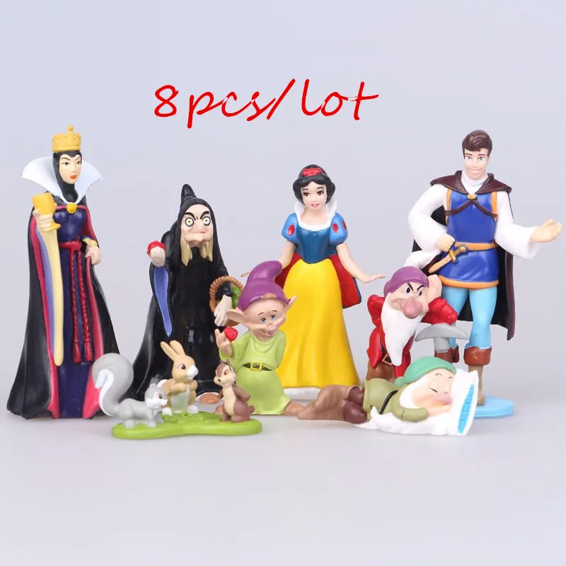 8pcs/Lot Disney princessToys 5-10cm Pvc Princess Snow White Dwarf Action Figure Toys Cartoon Figure Model Anime Doll For Girl
8pcs/Lot Disney princessToys 5-10cm Pvc Princess Snow White Dwarf Action Figure Toys Cartoon Figure Model Anime Doll For Girl