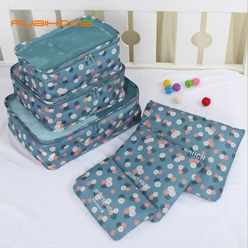 (6 pieces/set) organizers storage travel bags blue with flower hot sale recommend cheap price 
(6 pieces/set) organizers storage travel bags blue with flower hot sale recommend cheap price