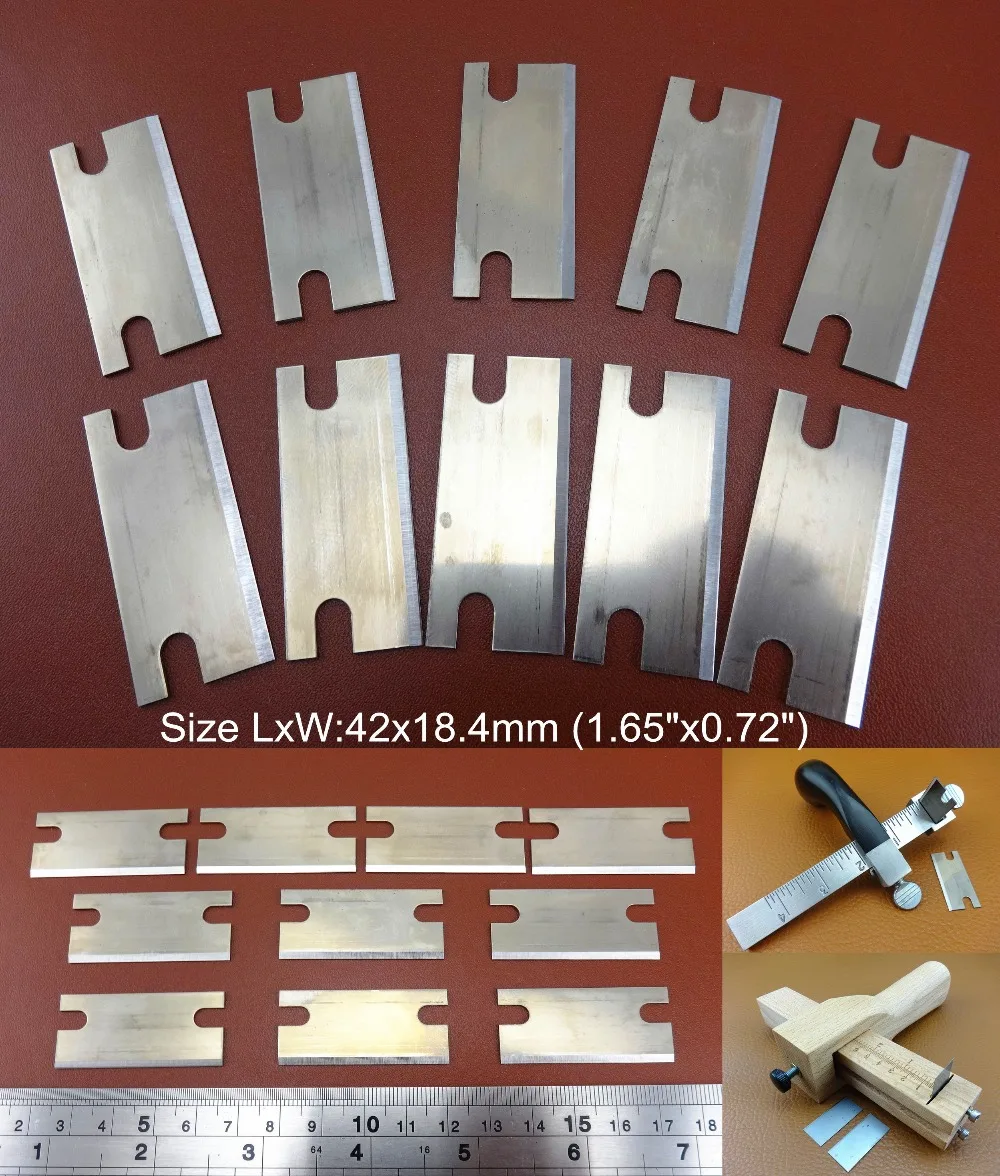 10pcs Leather Craft Draw Gauge Strap Belt Cutter Replacement Blade Tool Set Sewing Carving Stitching Stamping Knife Cutter Punch
10pcs Leather Craft Draw Gauge Strap Belt Cutter Replacement Blade Tool Set Sewing Carving Stitching Stamping Knife Cutter Punch