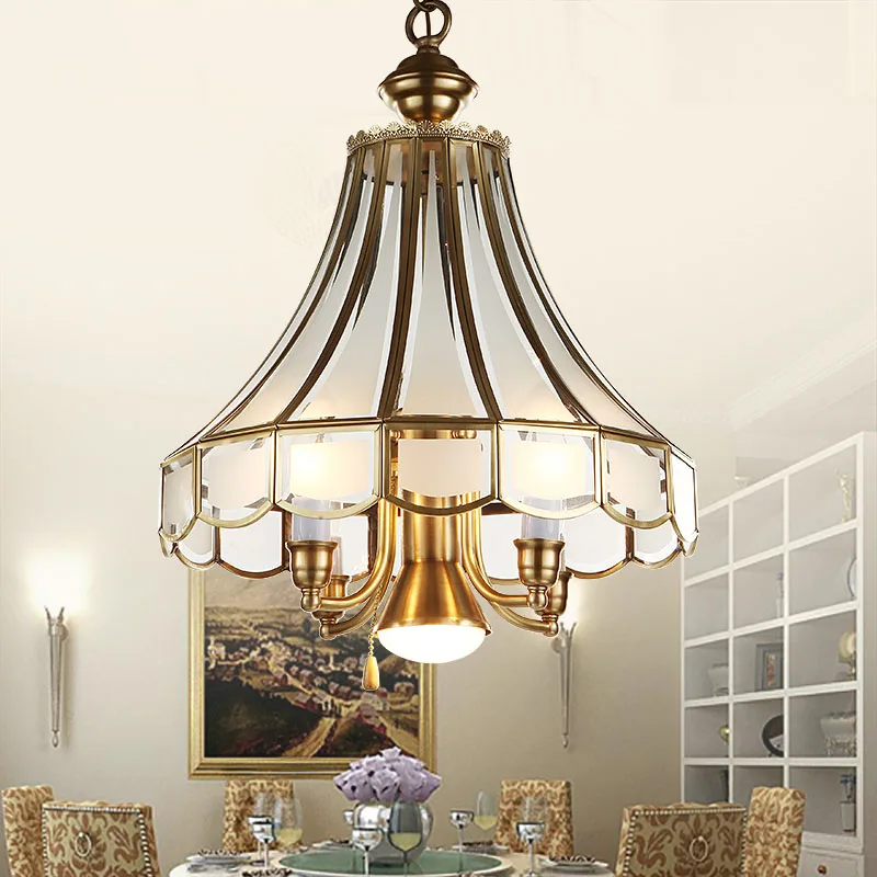 American all copper pendant lamps retro atmosphere living room bedroom restaurant lamps lighting pendant light ZA8240
American all copper pendant lamps retro atmosphere living room bedroom restaurant lamps lighting pendant light ZA8240