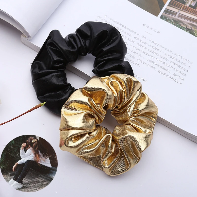 1 or 2 PCS Women Pu Leather Gold Scrunchie Vintage Ponytail Holder Elastic Hair Ties for Girl Glitter Scrunchie Hair Accessories
1 or 2 PCS Women Pu Leather Gold Scrunchie Vintage Ponytail Holder Elastic Hair Ties for Girl Glitter Scrunchie Hair Accessories