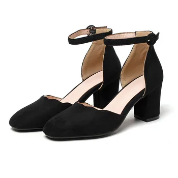 B2-7 Size 33-43 Ladies Elegant Slip-on Sandals Female Square Toes Shallow Sandal Woman Thick Heels Shoes Women Career Shoe
B2-7 Size 33-43 Ladies Elegant Slip-on Sandals Female Square Toes Shallow Sandal Woman Thick Heels Shoes Women Career Shoe