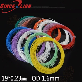 Telflon Silver Plated Wire 0.75 Square Wire UL10064 Dameter 1.6mm Signal Wire 19*0.23MM High Temperature Wire 10 meter
Telflon Silver Plated Wire 0.75 Square Wire UL10064 Dameter 1.6mm Signal Wire 19*0.23MM High Temperature Wire 10 meter