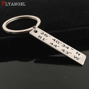 Custom Engraved Personalized Coordinates GPS Keychain Latitude Longitude Keyring For Couples Boyfriend Wife Valentine's Day Gift
Custom Engraved Personalized Coordinates GPS Keychain Latitude Longitude Keyring For Couples Boyfriend Wife Valentine's Day Gift