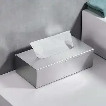 24.8X12.6X6.8cm Stainless Steel Brushed Living Room Bathroom Restaurant Hotel Rectangular Put Towel Tissue Box
24.8X12.6X6.8cm Stainless Steel Brushed Living Room Bathroom Restaurant Hotel Rectangular Put Towel Tissue Box