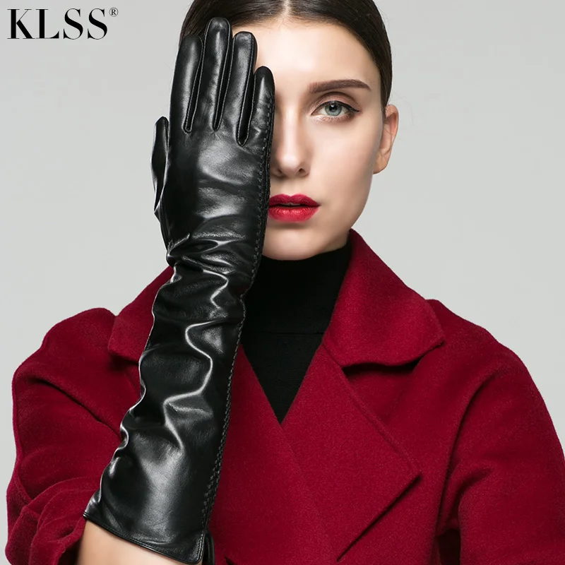 KLSS Brand Genuine Leather Autumn Winter Women Gloves High Quality Touchscreen Goatskin Glove Classic Black Five Finger 22-45
KLSS Brand Genuine Leather Autumn Winter Women Gloves High Quality Touchscreen Goatskin Glove Classic Black Five Finger 22-45