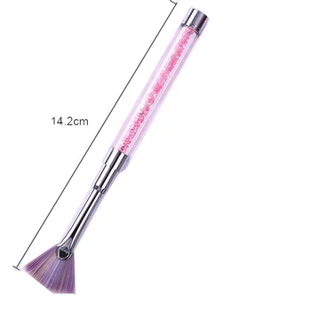 New 1PC Rhinestone Handle Fan Shape Nail Brush Gradient Dust Glitter Powder Remover Nail Art Drawing Pen Painting Manicure Tools
New 1PC Rhinestone Handle Fan Shape Nail Brush Gradient Dust Glitter Powder Remover Nail Art Drawing Pen Painting Manicure Tools
