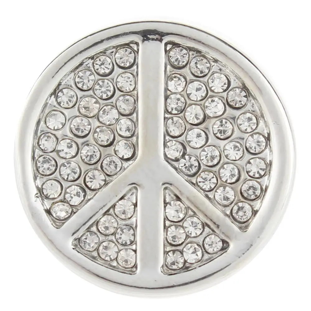 Jayna Lee 20mm White peace Symbol Snap Pops Fit Ginger Snaps Interchangeable Jewelry for women men gifts GJS7086
Jayna Lee 20mm White peace Symbol Snap Pops Fit Ginger Snaps Interchangeable Jewelry for women men gifts GJS7086