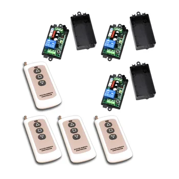 High Quality AC 220V 110V 1 CH 1CH RF Wireless Remote Control Switch System Toggle Momentary Latched 315mhz or 433mhz New
High Quality AC 220V 110V 1 CH 1CH RF Wireless Remote Control Switch System Toggle Momentary Latched 315mhz or 433mhz New