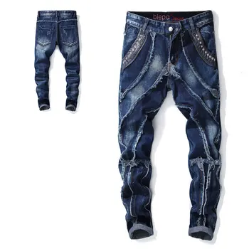 Italian Style Blue Color Fashion Skinny Stretch Casual Men Jeans New Designer Classical Men Jeans High Quality Men Pants
Italian Style Blue Color Fashion Skinny Stretch Casual Men Jeans New Designer Classical Men Jeans High Quality Men Pants