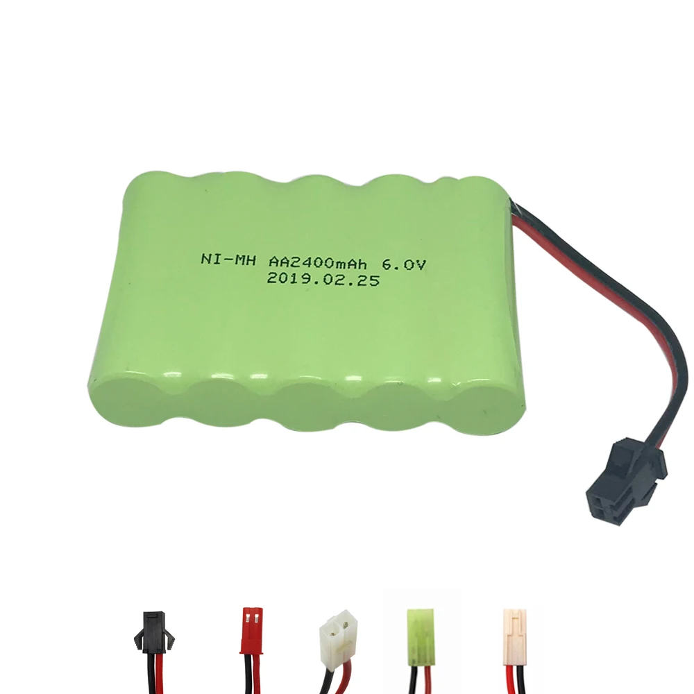 6V 2400mAh Ni-MH Rechargeable AA Battery with SM 2P Plug for RC Car and Other Similar Remote Control Toys 6 V nimh battery
6V 2400mAh Ni-MH Rechargeable AA Battery with SM 2P Plug for RC Car and Other Similar Remote Control Toys 6 V nimh battery