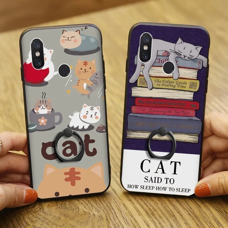 Cat Pattern Case For Xiaomi Redmi 6 Pro 5 Plus Note 5 7 4 4x Case 3D Painted TPU With Finger Ring Support With Lanyard Cover
Cat Pattern Case For Xiaomi Redmi 6 Pro 5 Plus Note 5 7 4 4x Case 3D Painted TPU With Finger Ring Support With Lanyard Cover