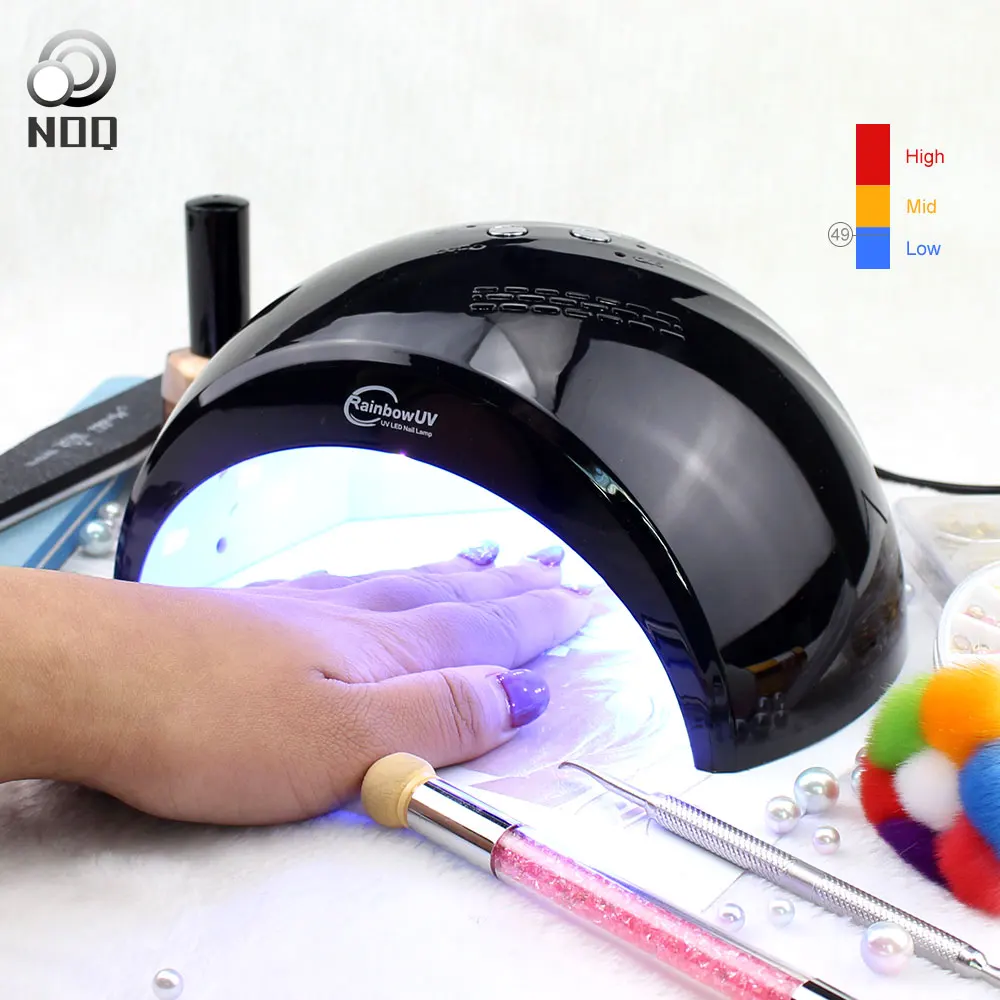 NOQ Rainbowuv Gel Lamp For Nails Uv Led Nail Dryer 48w Curing Polish All Types Nail Polish Manicure Machine With Timer Button
NOQ Rainbowuv Gel Lamp For Nails Uv Led Nail Dryer 48w Curing Polish All Types Nail Polish Manicure Machine With Timer Button