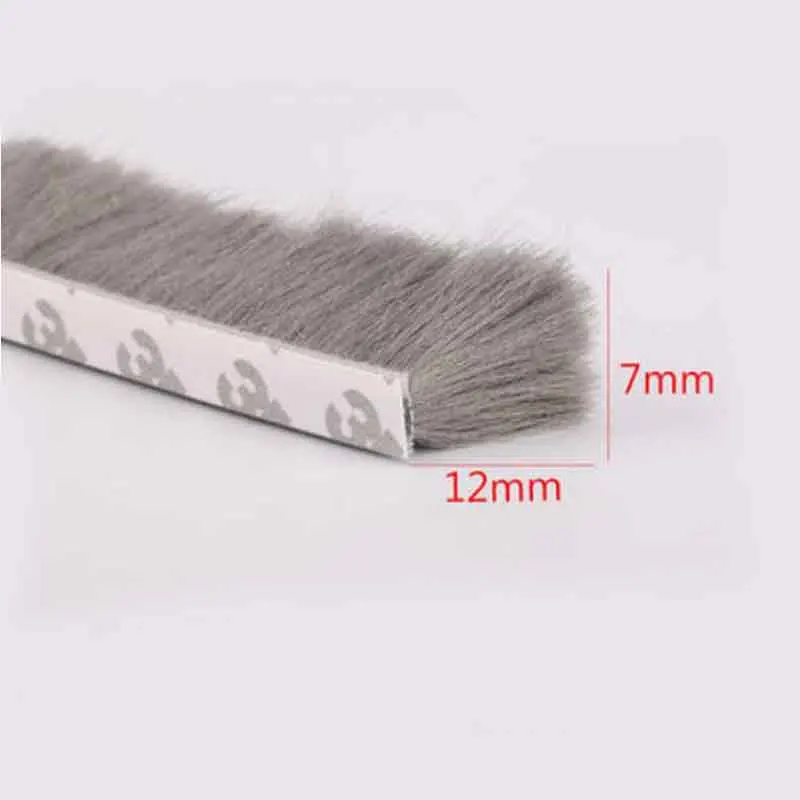 7mm x 12mm self adhesive window door draught excluder brush pile sealing tape weather strip
7mm x 12mm self adhesive window door draught excluder brush pile sealing tape weather strip