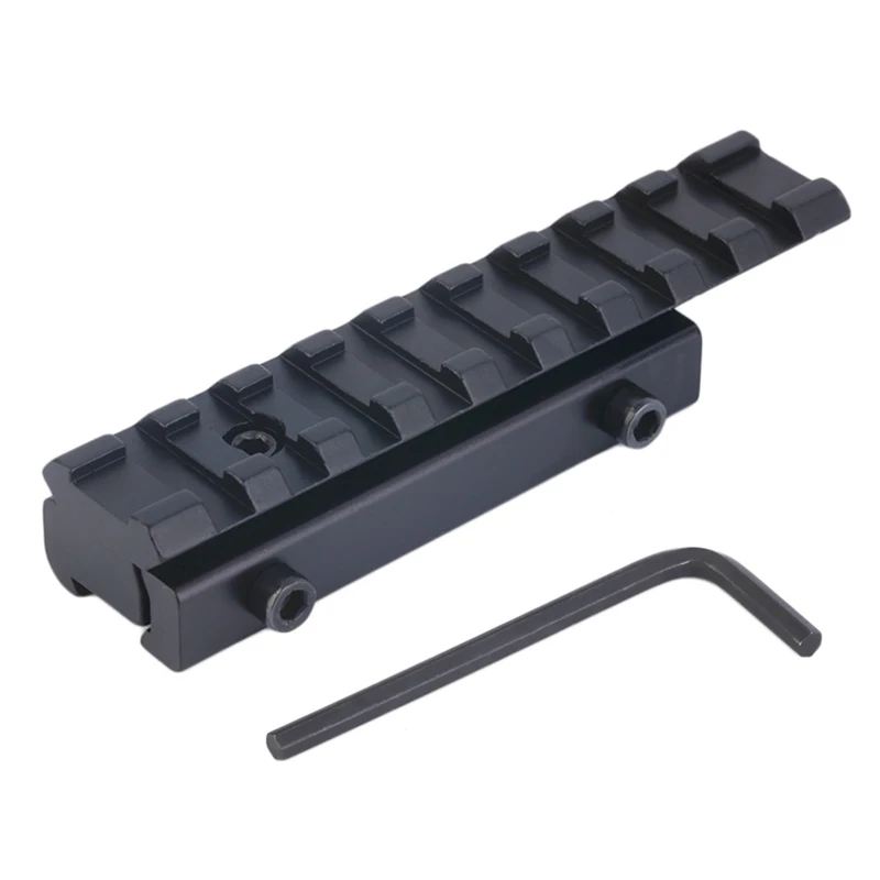 High Quality Tactical Adjustable 11mm to 20mm Dovetail Weaver Picatinny Rail Mount Adapter Rail Base Converter.
High Quality Tactical Adjustable 11mm to 20mm Dovetail Weaver Picatinny Rail Mount Adapter Rail Base Converter.