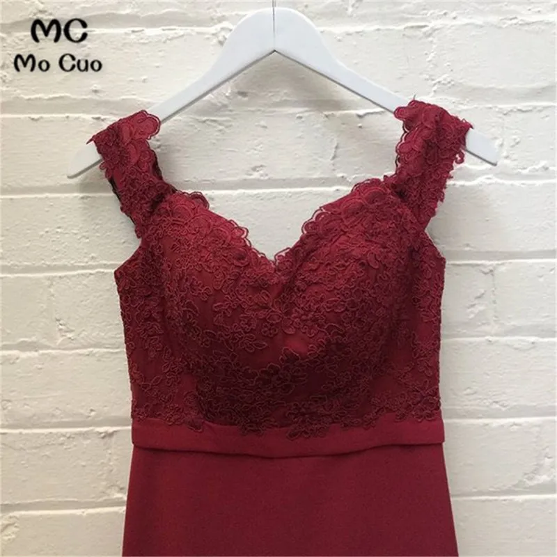 Elegant-Burgundy-Mermaid-Bridesmaid-Dresses-Boat-Neck-Lace-Elastic-Satin-High-Quality-Maid-Of-Honor-Dress (1)