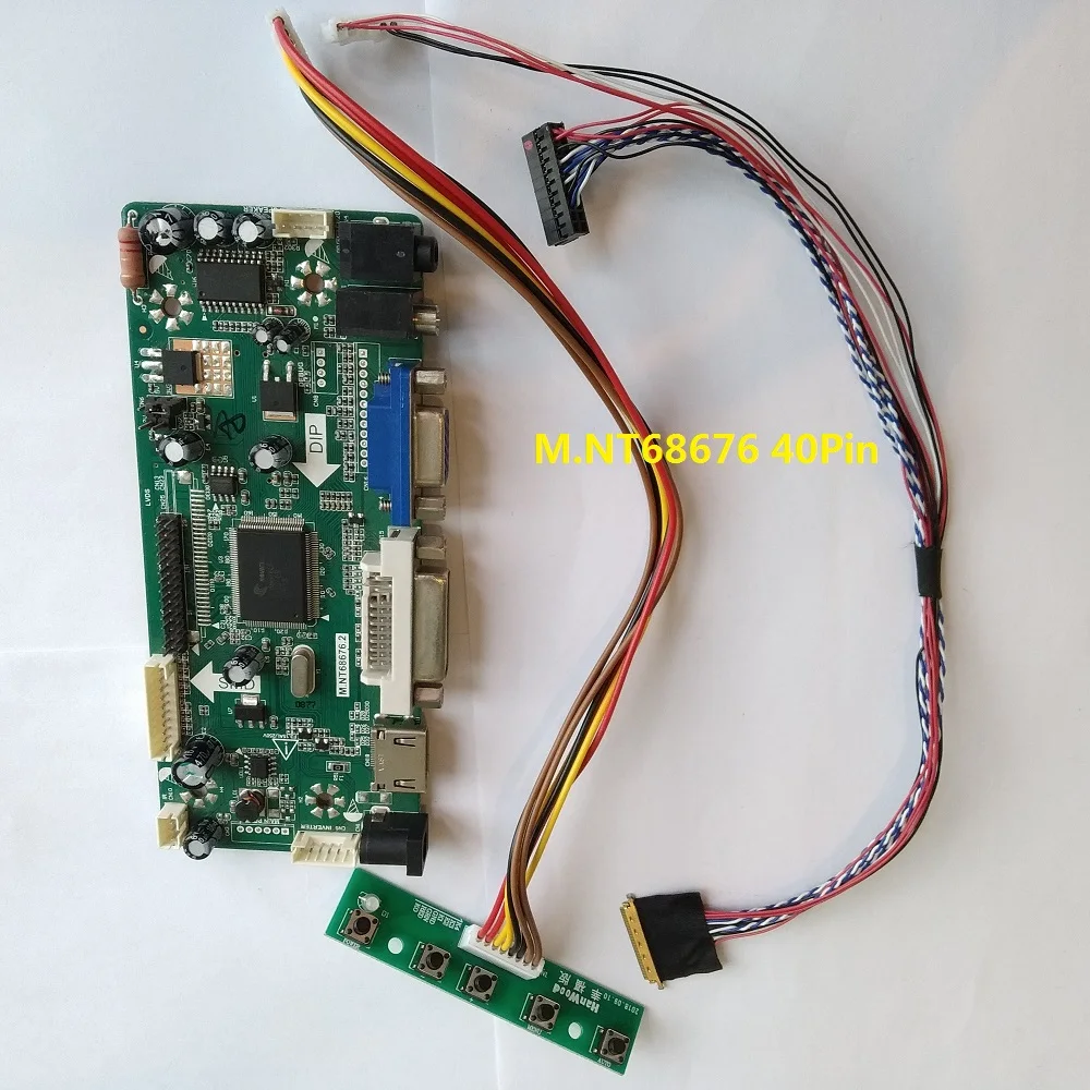 Kit for LP116WH1-TLP1 40pin M.NT68676 DVI HDMI Monitor Panel 1366X768 Controller board LCD VGA 11.6" LED DIY LG display
Kit for LP116WH1-TLP1 40pin M.NT68676 DVI HDMI Monitor Panel 1366X768 Controller board LCD VGA 11.6" LED DIY LG display