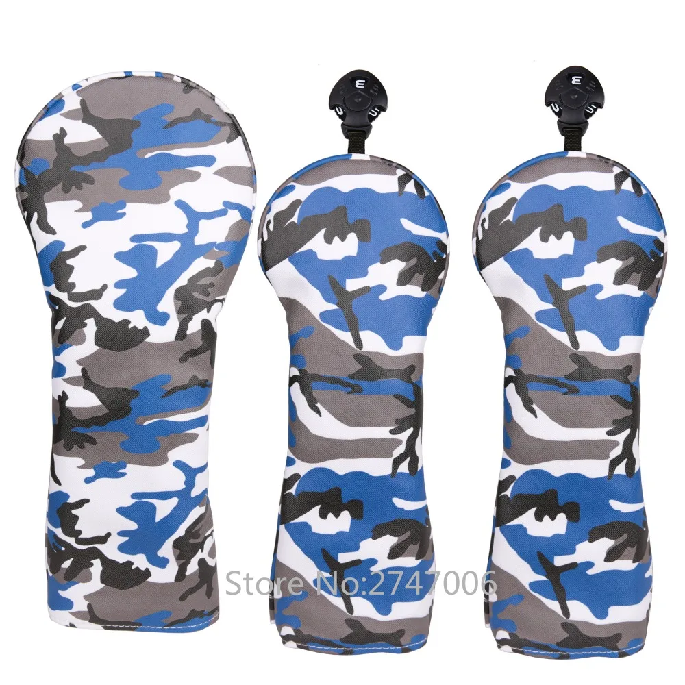 Free Shipping Camouflage Golf Head Covers For Driver Fairways #3 #5 Hybrids Waterproof Pu Leather Golf Clubs Wood Cover Set
Free Shipping Camouflage Golf Head Covers For Driver Fairways #3 #5 Hybrids Waterproof Pu Leather Golf Clubs Wood Cover Set