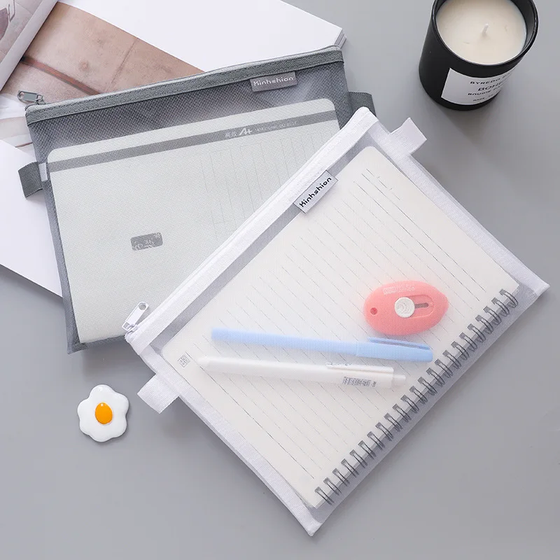 A5 Grid File Holder Document Bag Mail Sorter File Organizer Mesh Case Clear Zip Business Folder Organizer Office Supplies
A5 Grid File Holder Document Bag Mail Sorter File Organizer Mesh Case Clear Zip Business Folder Organizer Office Supplies