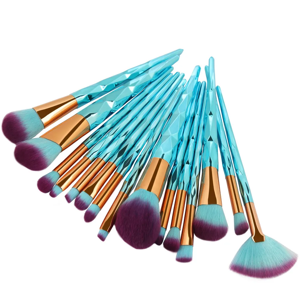 MAANGE Makeup Brushes 15Pc Mermaid Foundation Eyeshadow Contour Eye Lip Makeup Brushes Set Nylon Fiber
MAANGE Makeup Brushes 15Pc Mermaid Foundation Eyeshadow Contour Eye Lip Makeup Brushes Set Nylon Fiber