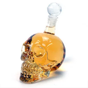 Image A 1000ML Creative Crystal Skull Extra Large Red Wine Bottle Vodka Glass A Glass Bottle Whiskey Glasses X615 1