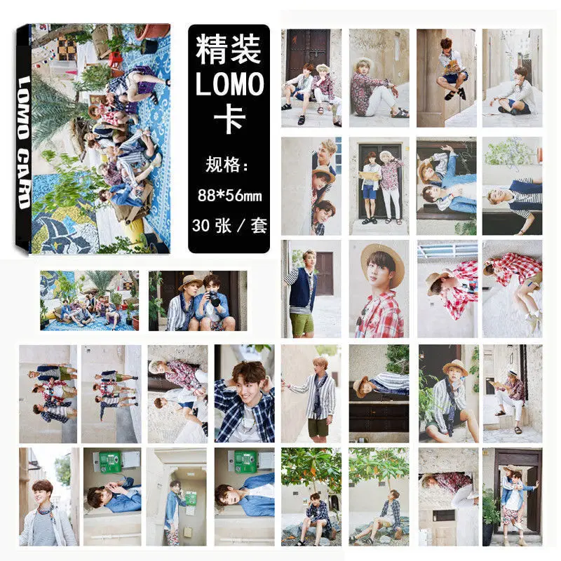 LOMO Cards KPOP Summer Package Bangtan Boys Album K-POP Fashion Self Made Paper Photo Card HD Photocard
LOMO Cards KPOP Summer Package Bangtan Boys Album K-POP Fashion Self Made Paper Photo Card HD Photocard