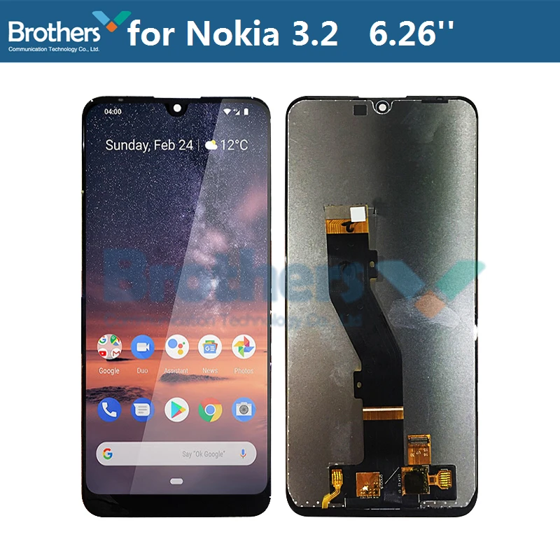 LCD Screen for Nokia 3.2 LCD Display for Nokia 3.2 LCD Assembly Touch Screen Digitizer Phone Replacement Part Tested Working Top
LCD Screen for Nokia 3.2 LCD Display for Nokia 3.2 LCD Assembly Touch Screen Digitizer Phone Replacement Part Tested Working Top