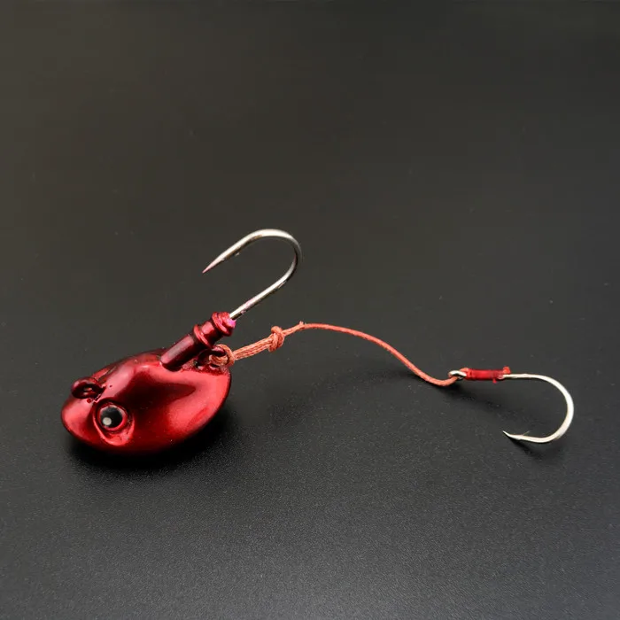 3pcs Big Hook 60g luminous deep sea fishing High quality lead jig head fishing hook
3pcs Big Hook 60g luminous deep sea fishing High quality lead jig head fishing hook