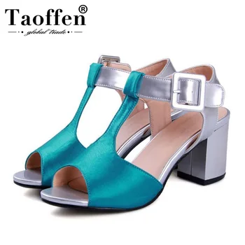 TAOFFEN Summer Sandals Women Buckle Square Heels Open Toe Sandals Fashion Mixed Color Office Ladies Footwear Size 32-45
TAOFFEN Summer Sandals Women Buckle Square Heels Open Toe Sandals Fashion Mixed Color Office Ladies Footwear Size 32-45