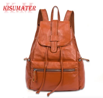 KISUMATER New Women's Genuine Leather Backpack Cowhide leather Student's School Backpack Travel Bag Free Shipping
KISUMATER New Women's Genuine Leather Backpack Cowhide leather Student's School Backpack Travel Bag Free Shipping
